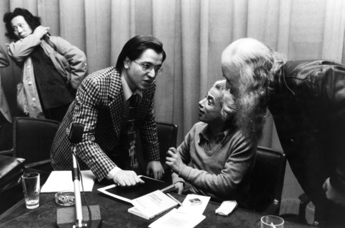 David cooper, jodef fainberg and armando verdiglione at congress of psychoanalysis, milan, 1976