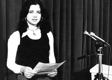 Rosanna santarelli speaker of telecavo color, 1976