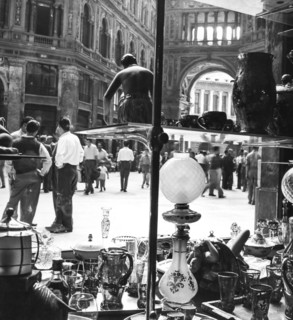 Umberto I gallery, naples, italy,  60's