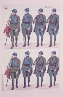 Foglio soldatini n.66, edizioni marca stella