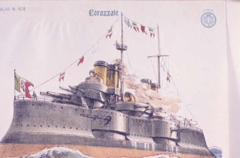 Foglio corazzate n.102, edizioni marca stella