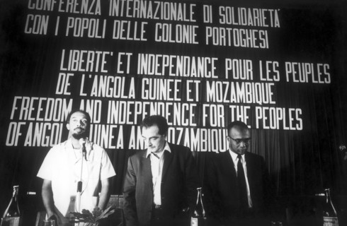 Marcellino dos santos, lucio luzzatto, amilcare cabral, rome, 1970