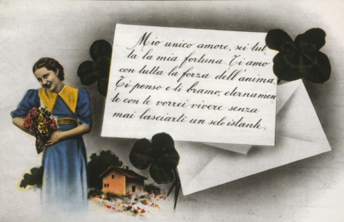 Romantic postcard