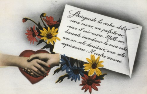 Romantic postcard