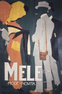 Grandi magazzini mele di napoli, advertising by Marcello Dudovich, 1910