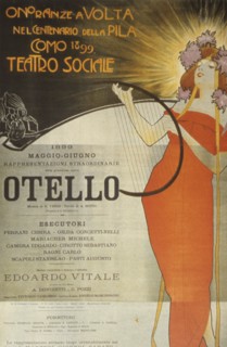 Otello, theatrical poster, 1899