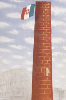 Bruno munari, cover, la rivista illustrata del popolo d'italia, april 1936