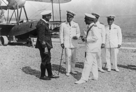 Italo balbo, mario bernasconi, alberto briganti, desenzano, 1928