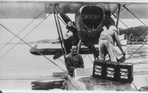 Francesco de pinedo in bombay, india, 1925