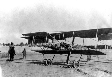 Tripoli, libya, the aircraft farman mf.7, 1913