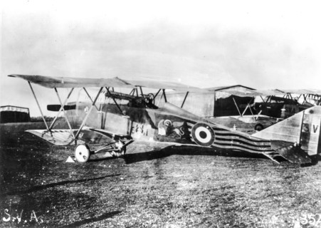 SVA aircraft with which D'Annunzio flew to Vienna, 1918