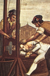 Robespierre to the guillotine, the French Revolution