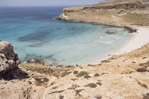 Spiaggia dei conigli, lampedusa, italy