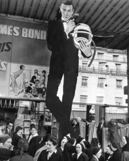 Poster of a film of James Bond, Paris, France, 1967