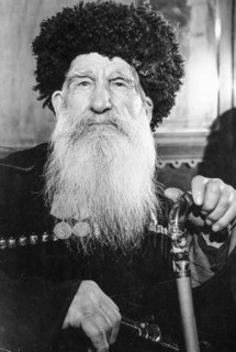 Portrait of an old russian man, 1962