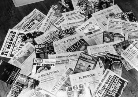 Newspapers, italy 1974