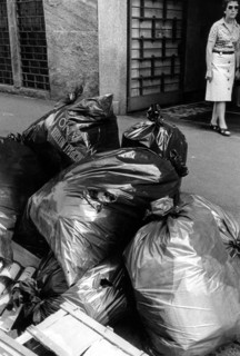 Urban sanitation strike, milan, italy