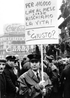 General strike, milan 70s