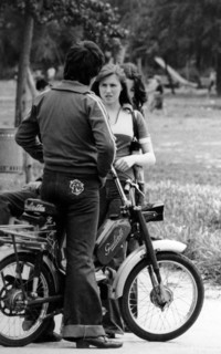 Young people at the park, milan