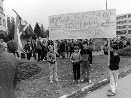 The yogurt revolution, anti-bureaucratic revolution, novi sad, 1988