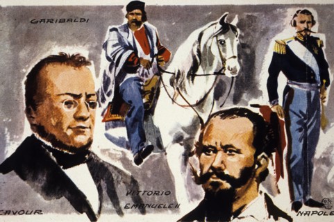 Garibaldi, napoleone, cavour, vittorio emanuele II