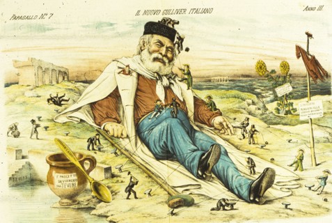 Giuseppe garibaldi, new italian  gulliver by augusto grossi