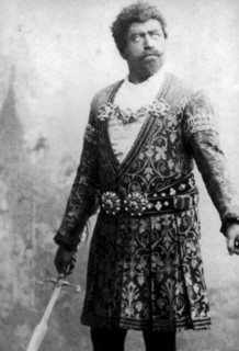 Francesco Tamagno in the role of Othello, giuseppe verdi, Scala Theatre of Milan, 1887