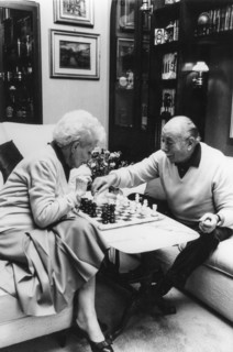 Ernesto calindri and wife, 1988