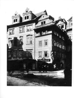 House At Minutes, dum U minuty, where the family of franz kafka lived there until 1896, prague