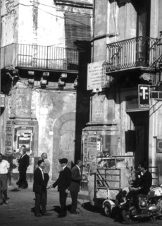 Historical center of vizzini, sicily, 1960s