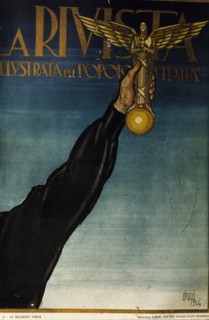 Cover of the la rivista illustrata del popolo d'italia, bazzi, 1924