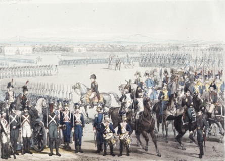 Napoleon Bonaparte at the Italian campaign