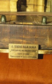 Il teatro alla scala, modello del palcoscenico, 1930