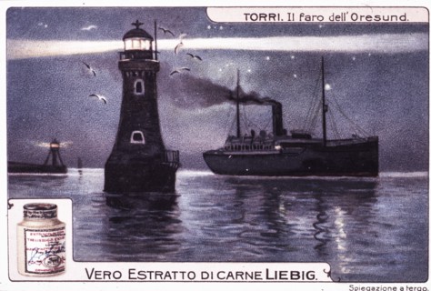 Towers, oresund lighthouse, liebig figurine