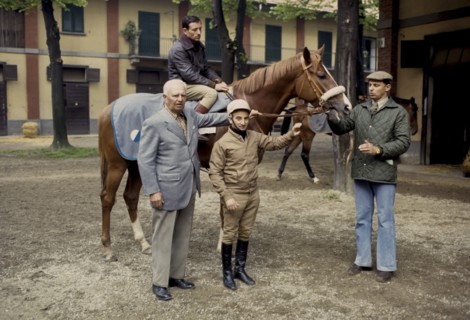 Gaetano Benetti with horse  Sirlad and  Tonino Di Nardo, 1978