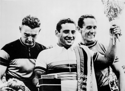 Cycling, Sante Gilardoni wins the world title in Leipzig, 1960