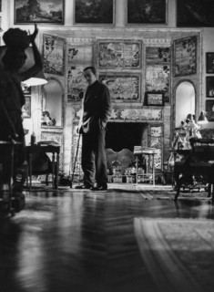 Luchino visconti in his house, 70s
