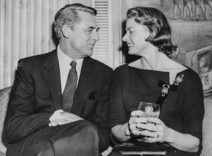Cary grant, ingrid bergman, dorchester hotel, london 1957