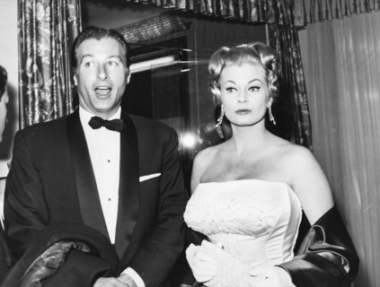 Anita ekberg, lex barker, 1961