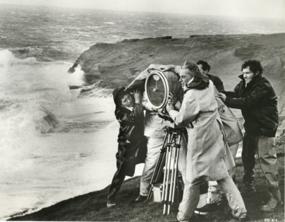 David lean, during the filming of ryan's daughter, 1970