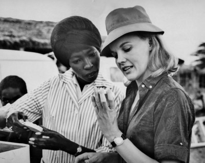 Gladys nguy, carroll baker, naivasha, kenya, 1964
