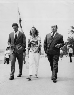 Pietro germi, franca bettoja, saro urzi, cannes, 1958