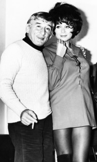 Renato rascel, maria grazia buccella, rome 1968