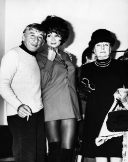 Renato rascel, maria grazia buccella, paola borboni, rome 1968