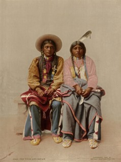 Ute Man And His Squaw