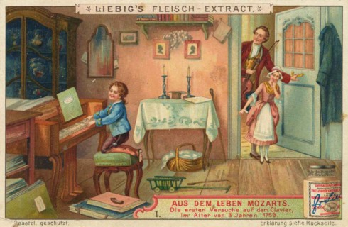 Picture series From the life of Mozart