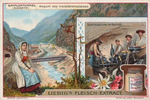 Picture series Simplon tunnel
