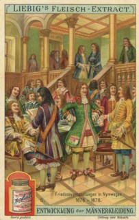 Picture series Development of men's clothing