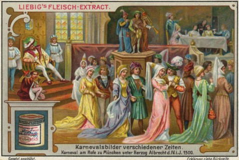 Picture series carnival pictures of different times