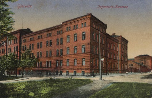 Infantry Barracks, Gliwice, German Gleiwitz, Upper Silesian county free city in the Polish
